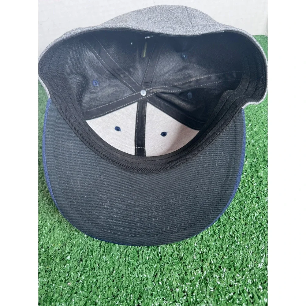 Ballparks America Baseball Cap Hat Gray Navy Blue OC Sports L/XL‎ Branson